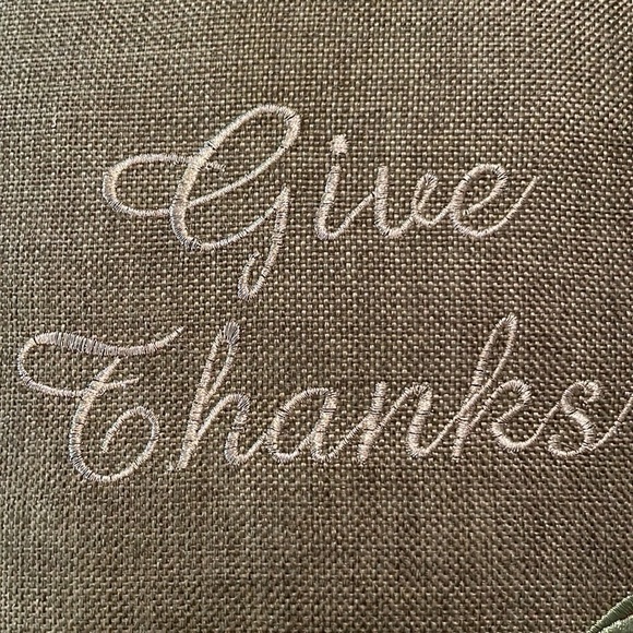 Give Thanks Throw Pillow 🍁🙏🏻🦃🍂 - Picture 5 of 11